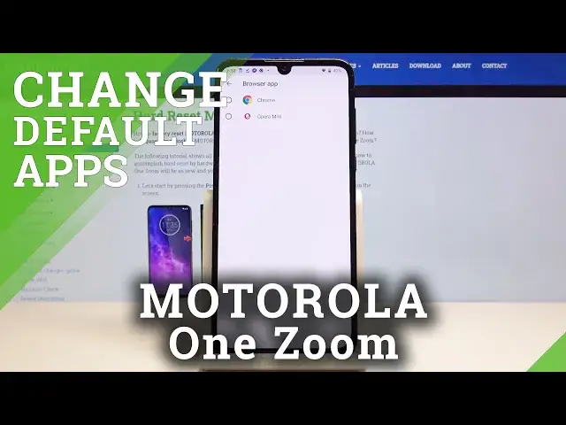 'Video thumbnail for How to Set Up Default Apps in Motorola One Zoom - Configure Applications'