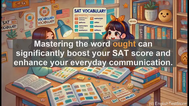 Video thumbnail for 5000 Must Know SAT Vocabulary - How to Use 'Ought' Correctly: SAT Tips and Everyday Usage