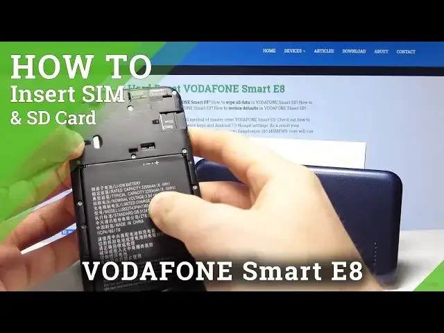 Video thumbnail for How to Insert SIM & SD Card in VODAFONE Smart E8 - SIM Installation