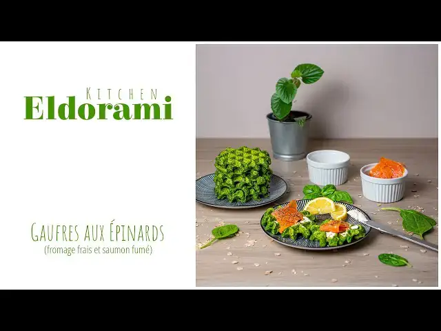 'Video thumbnail for Gaufres vertes aux épinards | Ou comment faire manger des légumes aux enfants !'