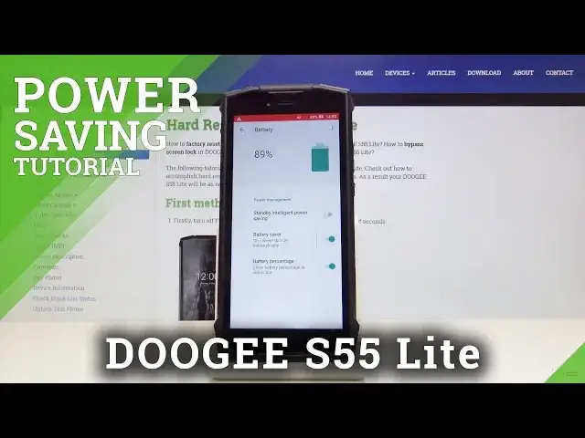 Video thumbnail for DOOGEE S55 Lite Power Saving Mode / Save Battery