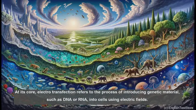 Video thumbnail for Electro transfection in biology - meaning, definition and examples