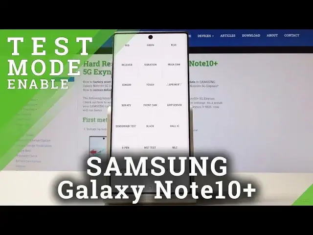 Video thumbnail for How to Test SAMSUNG Galaxy Note 10+ - Enable HardwareTest Mode