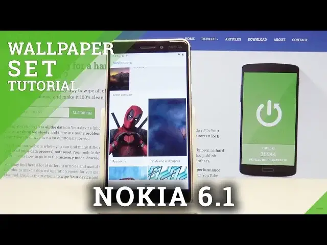 Video thumbnail for How to Set Up Wallpaper in NOKIA 6.1 - Change Wallpaper