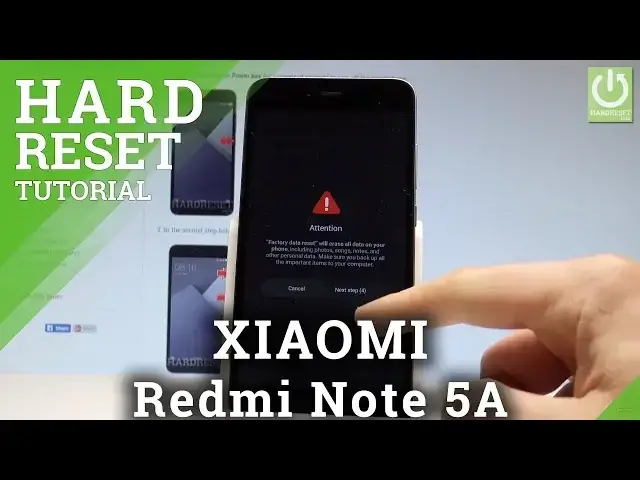 'Video thumbnail for How to Hard Reset XIAOMI Redmi Note 5A - Wipe All Data'