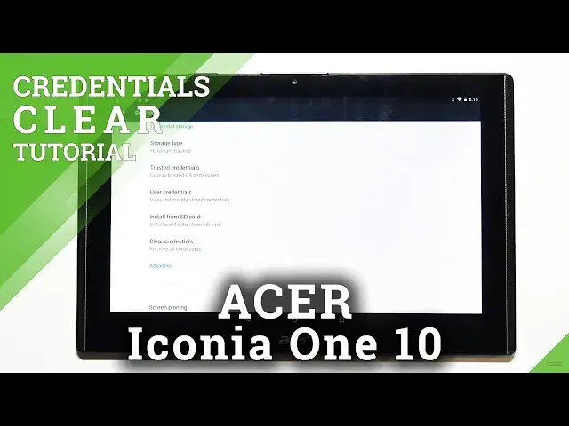 Video thumbnail for How to Clear Credentials in ACER Iconia One 10 – Erase Certificates
