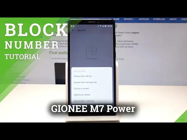 Video thumbnail for How to Block Number in GIONEE M7 Power - Create Blacklist