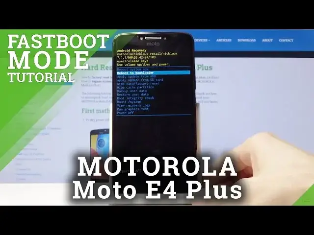 'Video thumbnail for Motorola Moto E4 Plus - How to Enter & Quit Fastboot Mode'