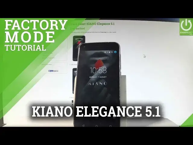'Video thumbnail for How to Enter Factory Mode in KIANO Elegance 5.1 - Factory Reset Mode'