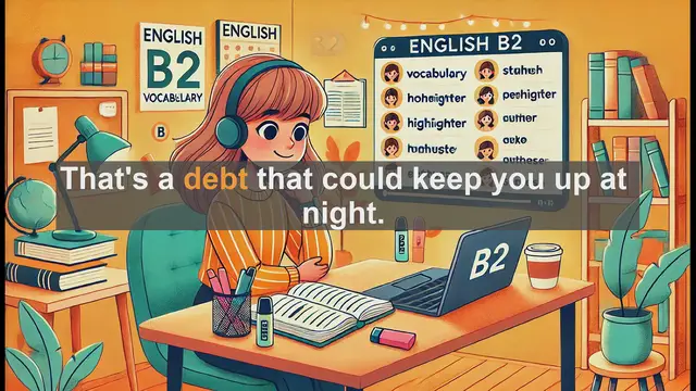 Video thumbnail for 1500 Must Know CEFR B2 Vocabulary - Understanding Debt: From Personal Finance to Economics