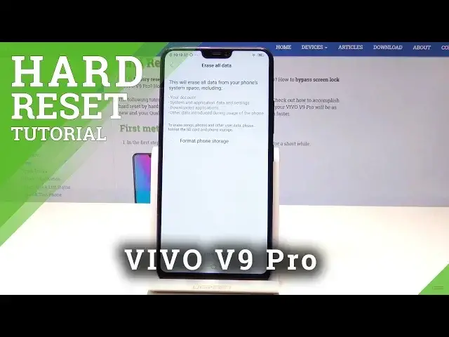 'Video thumbnail for Hard Reset VIVO V9 Pro - Delete All Settings / Wipe Personal Content'