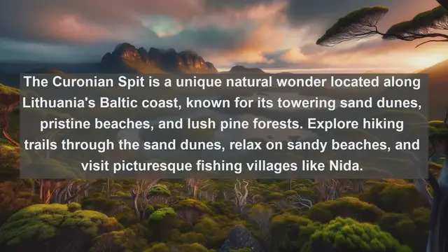 Video thumbnail for Exploring Lithuania's Natural Beauty: Top 10 Must-Visit Landscapes