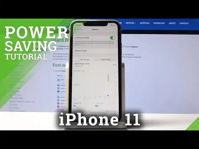 'Video thumbnail for How to Activate Low Power Mode in iPhone 11 - Battery Saver in iPhone 11'