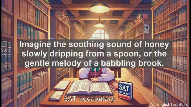 Video thumbnail for 5000 Must Know SAT Vocabulary - Mellifluous: The Sweet Sound of Language