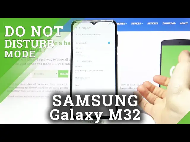 'Video thumbnail for How to Enable Do Not Disturb Mode on SAMSUNG Galaxy M32 – DND Mode'
