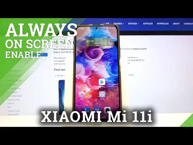 'Video thumbnail for How to Turn On Always on Display in XIAOMI MI 11i - Activate AOD'