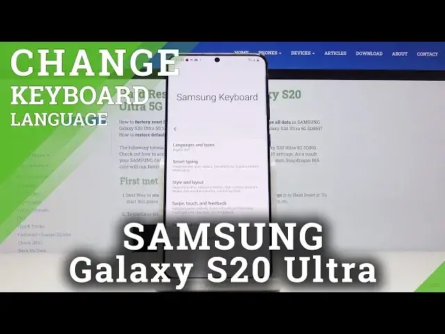 Video thumbnail for How to Change Keyboard Language in SAMSUNG Galaxy S20 Ultra – Keyboard Dictionary