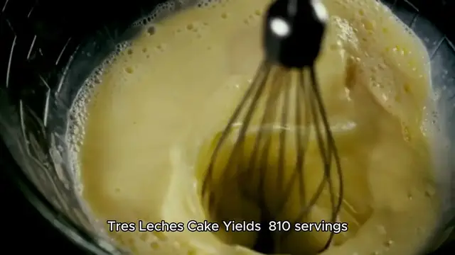 Video thumbnail for tres leches recipe