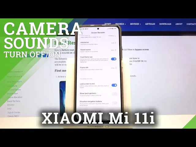 'Video thumbnail for How to Change Sound Settings in Screen Recorder of Xiaomi Mi 11i - Screen Recording Options'