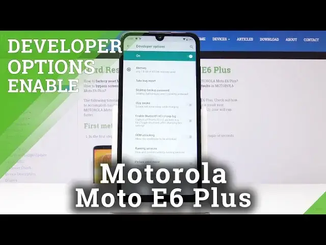 'Video thumbnail for How to Enable Developer Options in Motorola Moto E6 Plus - Enter / Quit Developer Mode'