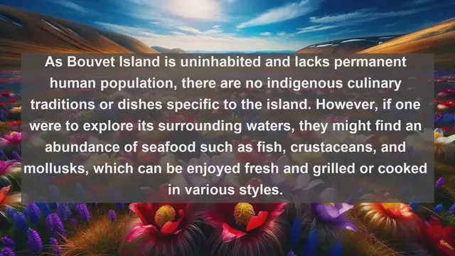 Video thumbnail for Gastronomic Delights of Bouvet Island: Discover the Top 10 Mouthwatering Dishes