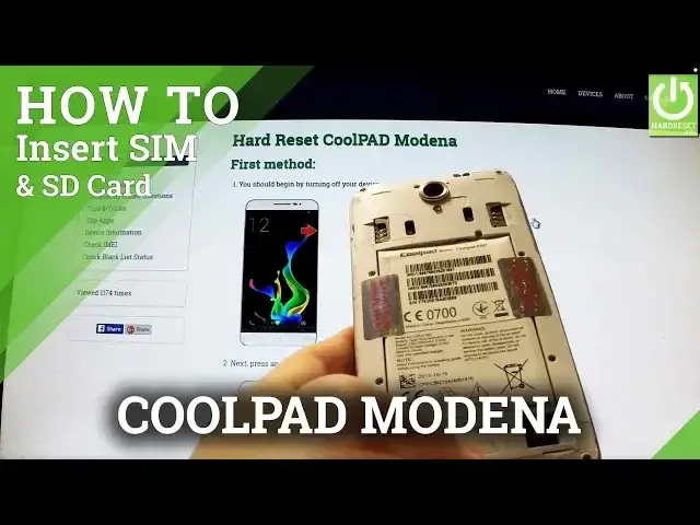 Video thumbnail for How to insert SIM card and Micro SD card in CoolPAD Modena