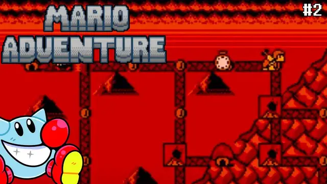 Video thumbnail for Let's Play Mario Adventure #2 | Hot Foot Caverns