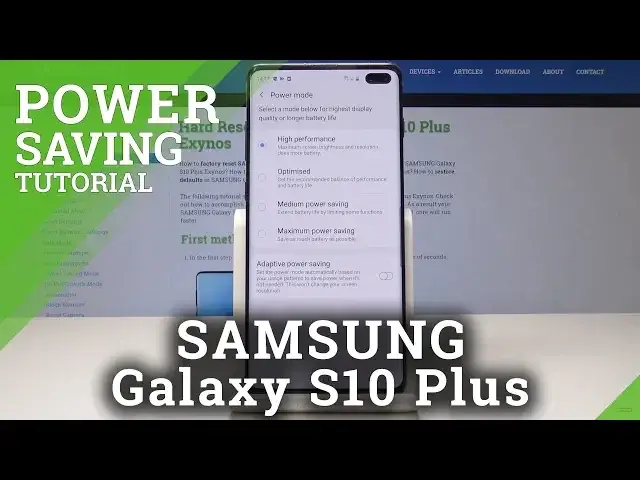'Video thumbnail for How to Save Battery in Samsung Galaxy S10 Plus - Power Saving Mode'