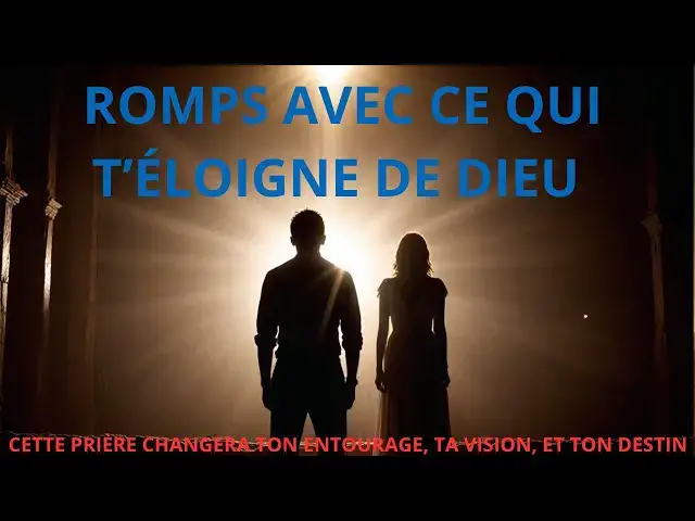 'Video thumbnail for 🔥 PRIÈRE MATINALE PUISSANTE – Qui T’Influence Décidera de Ton Avenir !Décide de marcher avec Dieu.'
