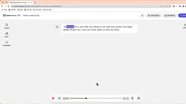 'Video thumbnail for Introducing Adobe Podcast_ The Easiest Way to Start Your Podcast'