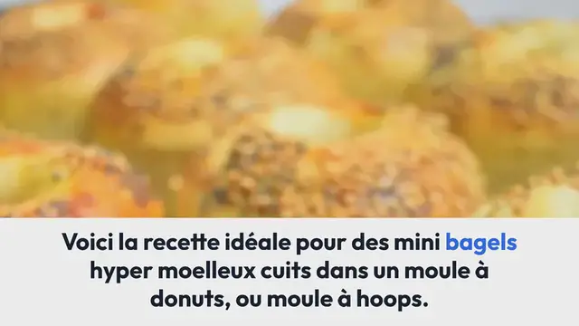 Video thumbnail for Bagels avec moule à donuts