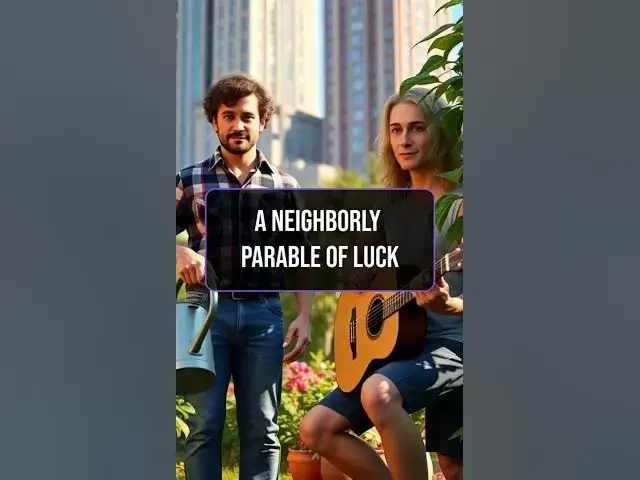 Video thumbnail for 🌳🍎 A Neighborly Parable of Luck 🍀