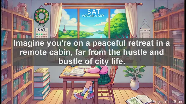 Video thumbnail for 5000 Must Know SAT Vocabulary - Seclude: Boost Your Vocabulary and SAT Score