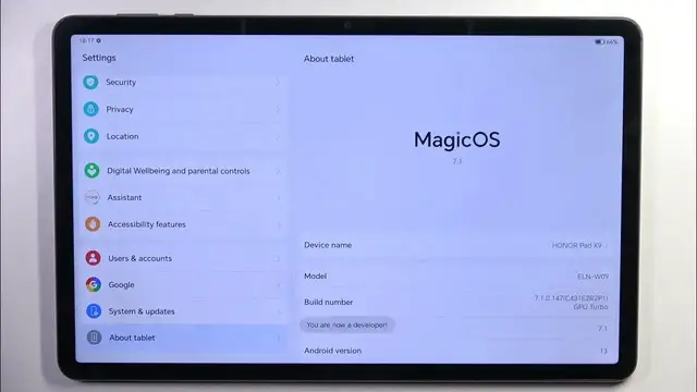 Video thumbnail for How to Activate Auto System Updates in Honor Pad X9 – Automatic System Updates