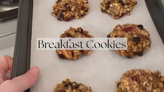 Video thumbnail for Breakfast Cookies