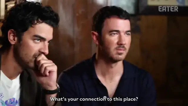 Video thumbnail for Jonas Brothers Share Favorite Restaurants  New Album  and Opening a Bagel Truck  Let s Do Lunch(720P HD)