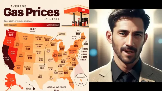 Video thumbnail for Which US State Has The Highest Gas Price in 2025
