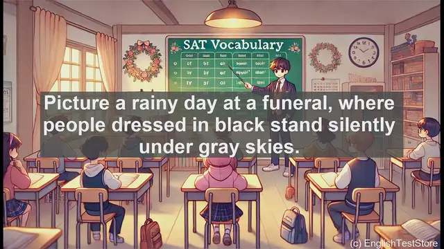 Video thumbnail for 5000 Must Know SAT Vocabulary - SAT Vocabulary: Understanding the Word 'Somber'