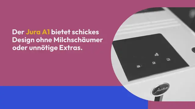 Video thumbnail for Jura A1 Test 2024: Was kann der puristische Kaffeevollautomat?