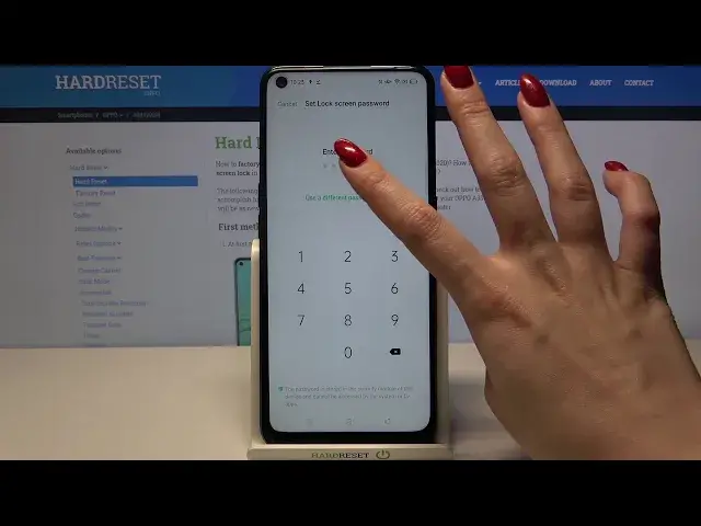 'Video thumbnail for How to Set Up Screen Lock to OPPO A33 2020 - Pattern/PIN Protection'