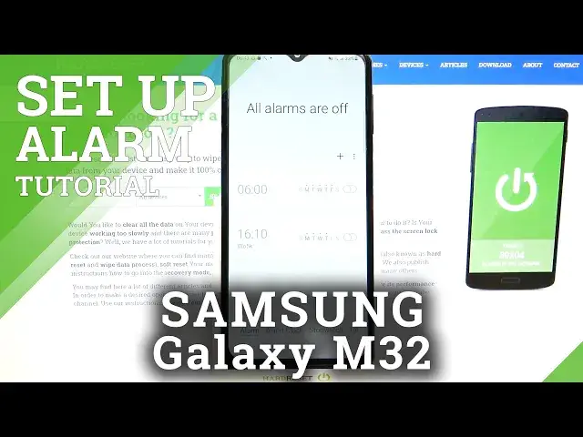 Video thumbnail for How to Set Up Alarm Clock on SAMSUNG Galaxy M32 – Schedule Alarms
