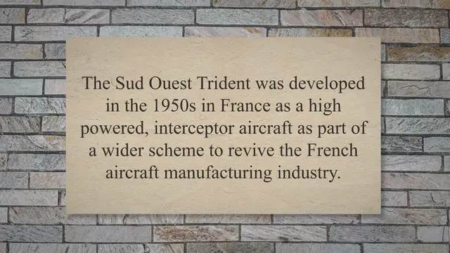 Video thumbnail for SNCASO Trident – France’s Record Breaking Interceptor