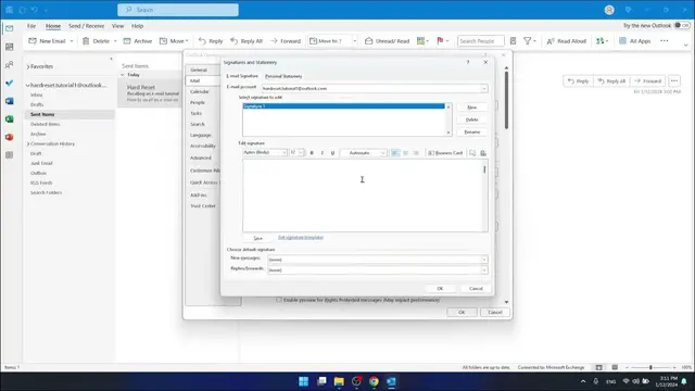 Video thumbnail for How to Set Up Your Signature in Outlook