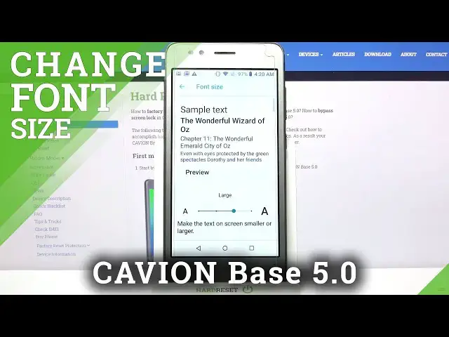 'Video thumbnail for Set-Up / Manage System Font Size - Display Settings in CAVION Base 5.0'