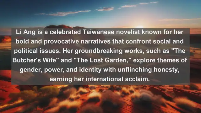 Video thumbnail for Exploring Taiwan's Literary Titans: Top 10 Renowned Writers from the Island