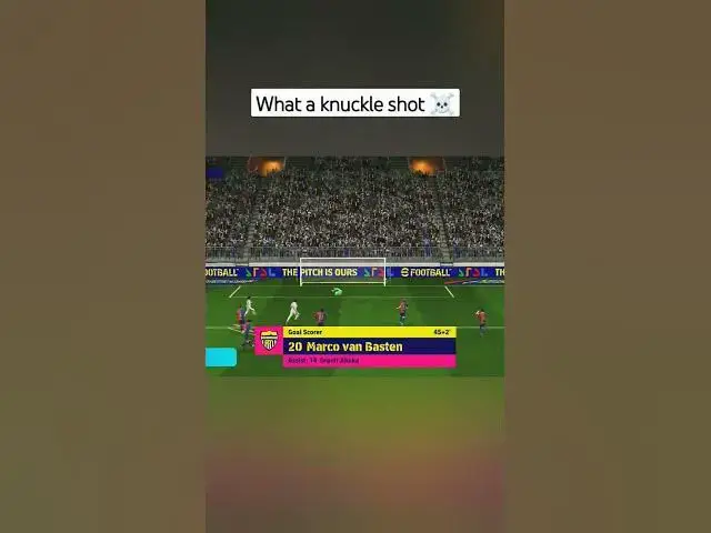 Video thumbnail for What a shot by van basten 💫☠️#efootball #gameplay