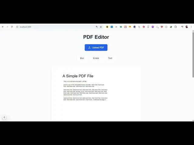 Video thumbnail for I Built this Next.js PDF Canvas Editor Passive Income 10$/Month Web App Using react-pdf in Browser