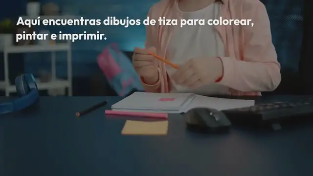 Video thumbnail for Dibujos de tiza para colorear