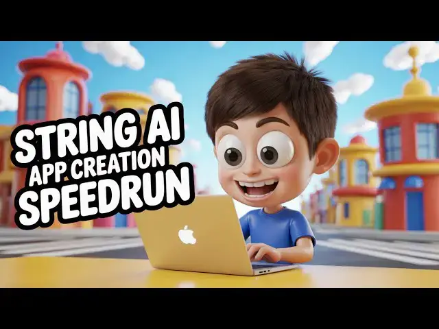 Video thumbnail for String AI Created a Complete App in Seconds – Obliterates Claude, Cursor & Gemini!