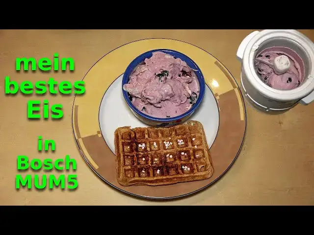 Video thumbnail for Mein bestes Eis im Eisbereiter der Bosch MUM5